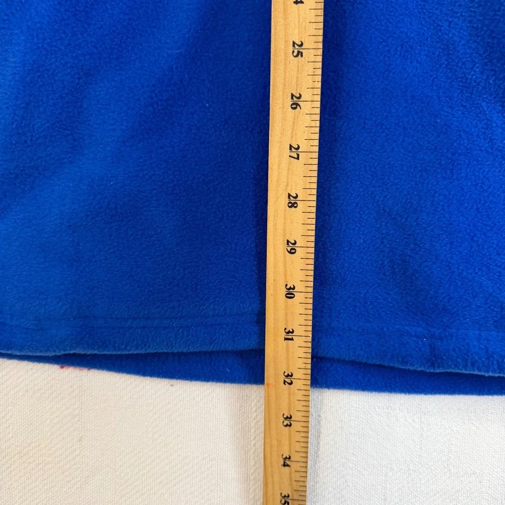 NCAA Florida Gators Fleece Quarter Zip Pullover Blue Orange Mens Large